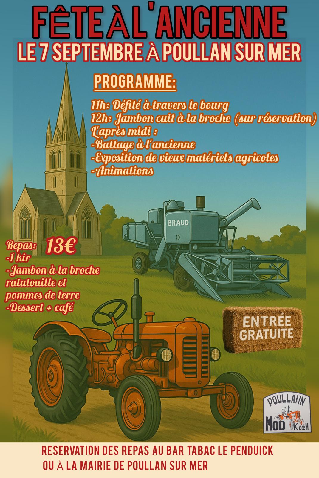 You are currently viewing Fête à l’ancienne: le dimanche 7 septembre(jardin de bel air)