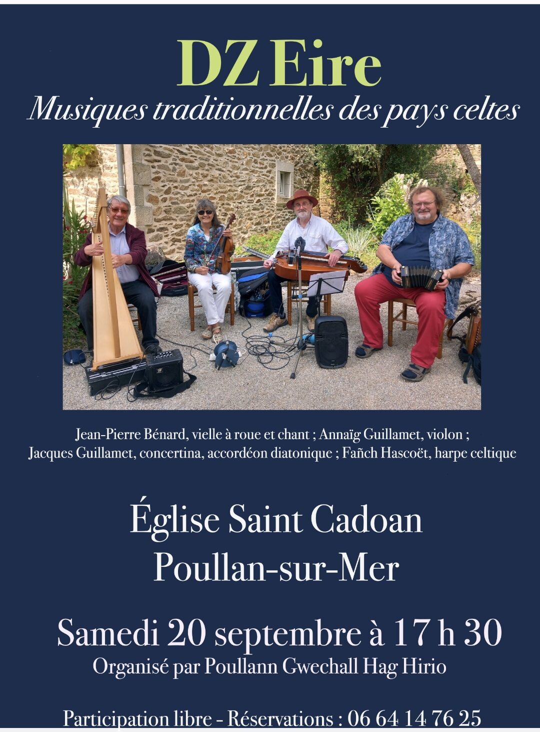 You are currently viewing Concert DZ EIRE-Église Saint KADOAN