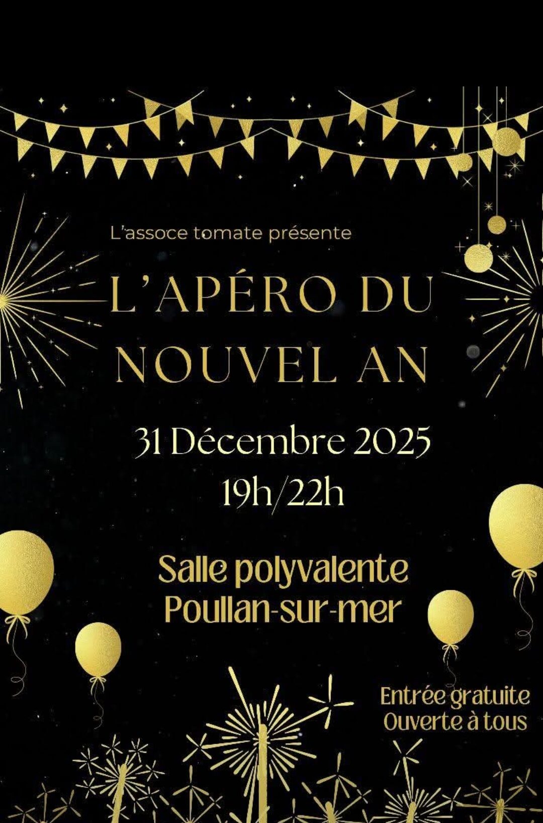 You are currently viewing L&rsquo;apéro du nouvel an !!
